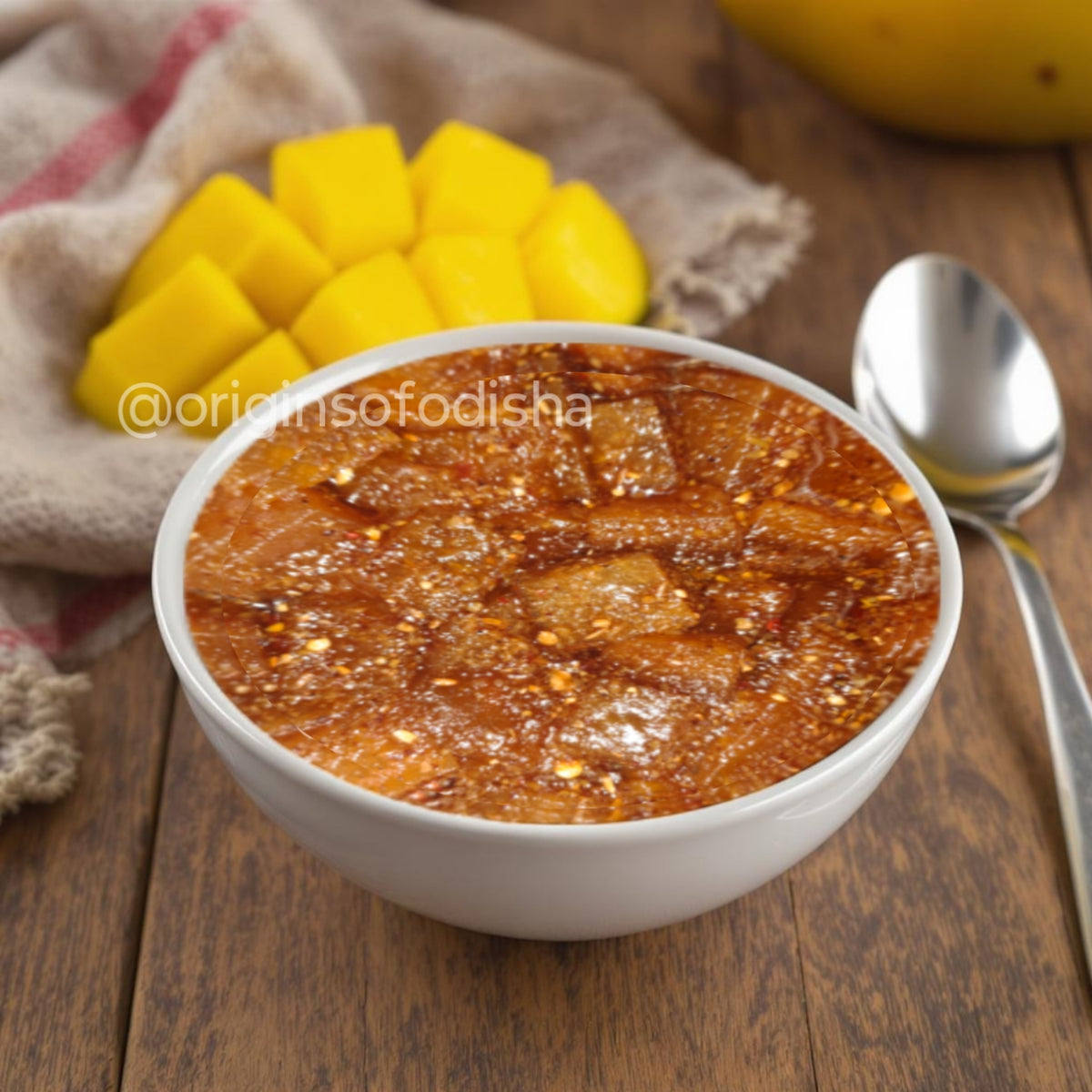 Mango Pulp (Amba Sadha) Pickle Berhampur Special - 500 Grams