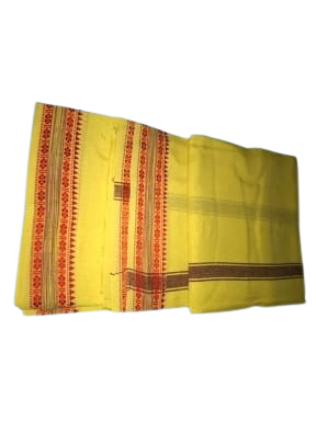 Purohita Joda Set - Yellow (10 x 6) Cotton