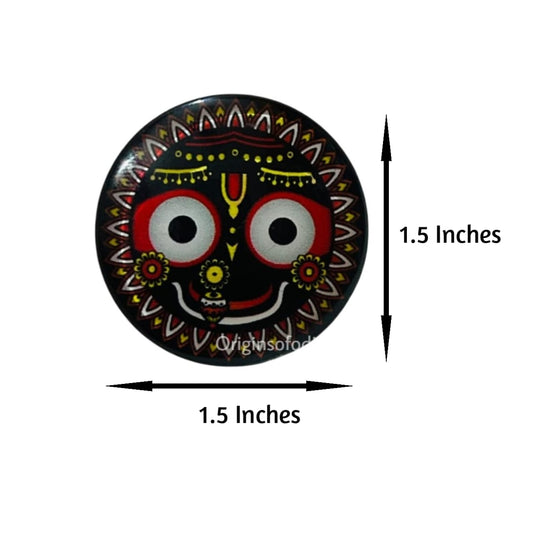 Glass Fridge Magnet - Lord Jagannath