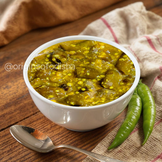Berhampur Special Green Chilli Pickle - 250 Grams