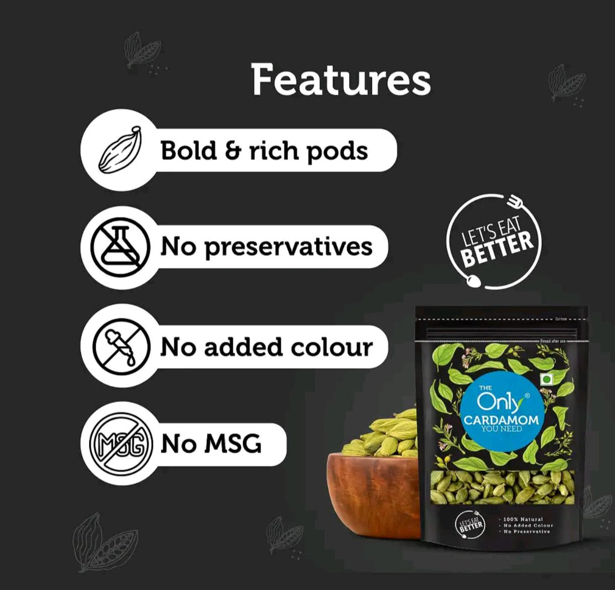 Premium Elaichi (Gujurati) - 20 Grams