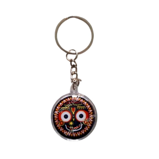Glass Key Ring - Lord Jagannath
