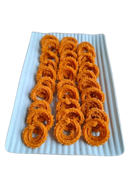 Special Rasuna(Garlic) Muduki : 130 Grams (Approx 35 Pcs)