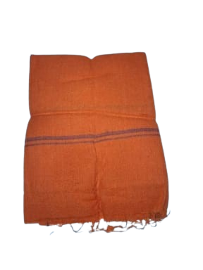 Red Gamucha For Asthana & Kalasa Puja - 4 Hata(Hand) Length