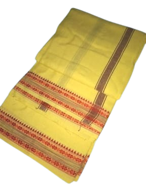 Purohita Joda Set - Yellow (10 x 6) Cotton