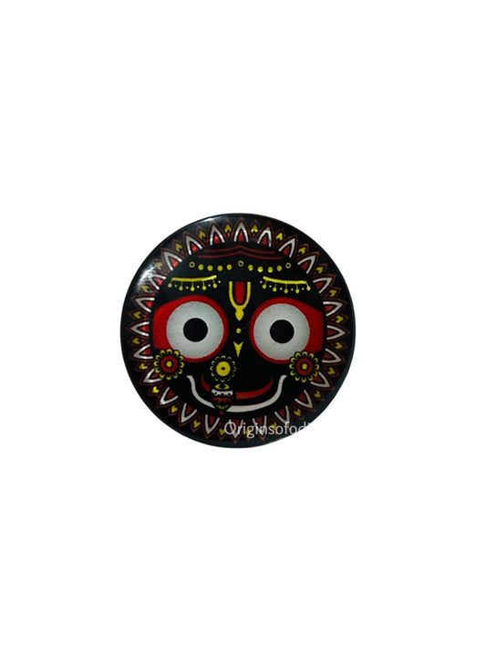 Glass Fridge Magnet - Lord Jagannath
